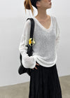 Sabian V-neck Summer Knit