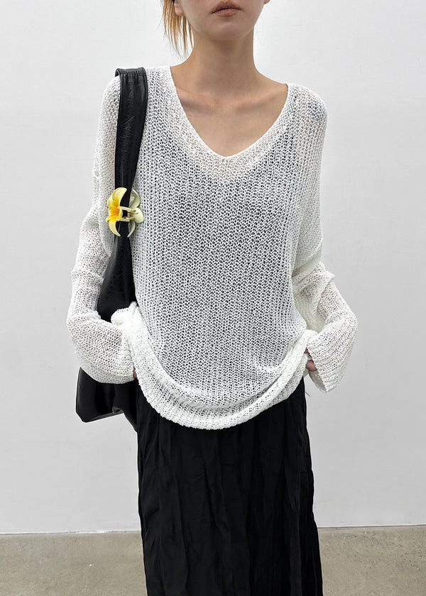 Sabian V-neck Summer Knit