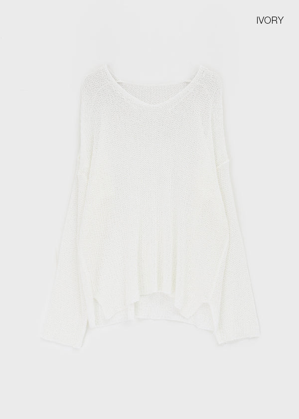 Sabian V-neck Summer Knit