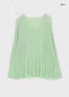 Sabian V-neck Summer Knit