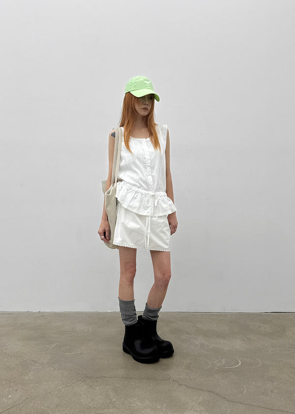 Melini Button Sleeveless Blouse