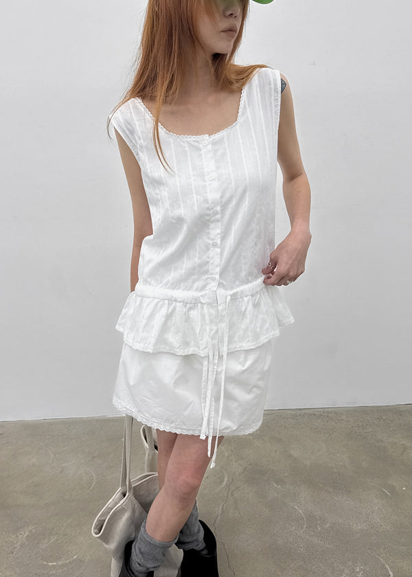 Melini Button Sleeveless Blouse