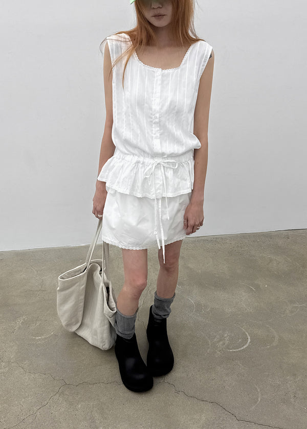 Melini Button Sleeveless Blouse