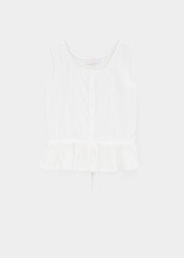 Melini Button Sleeveless Blouse