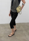 Parrotty Roll-up Capri Pants