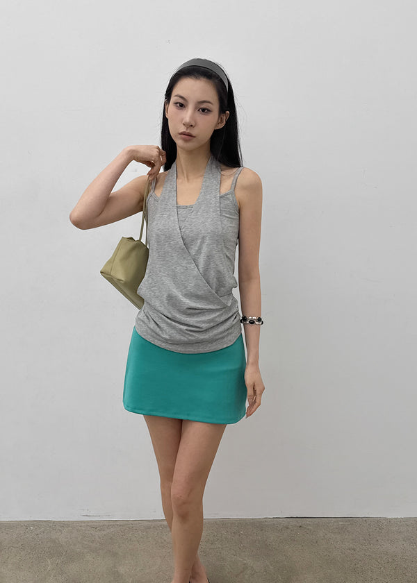 [MADE] Kumel Layered Halter Sleeveless