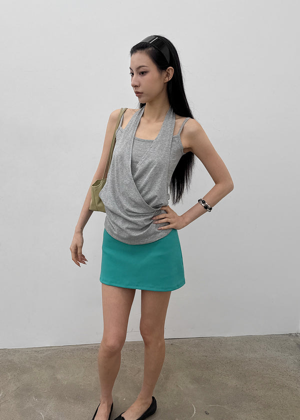 [MADE] Kumel Layered Halter Sleeveless