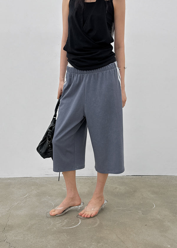 Tepot Pigment Line Bermuda Pants