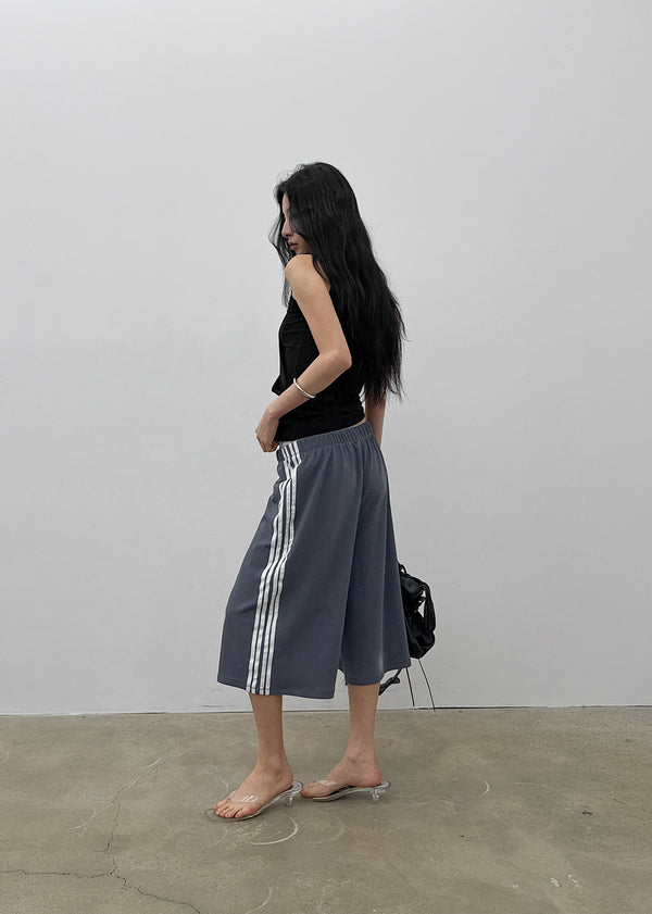 Tepot Pigment Line Bermuda Pants