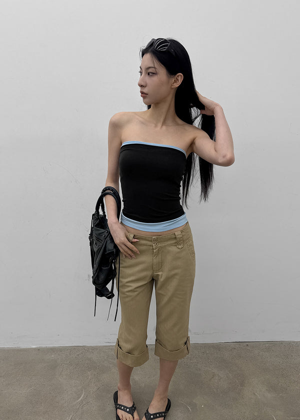 [MADE] Prico Layered Tube Top (Built-in Cap)