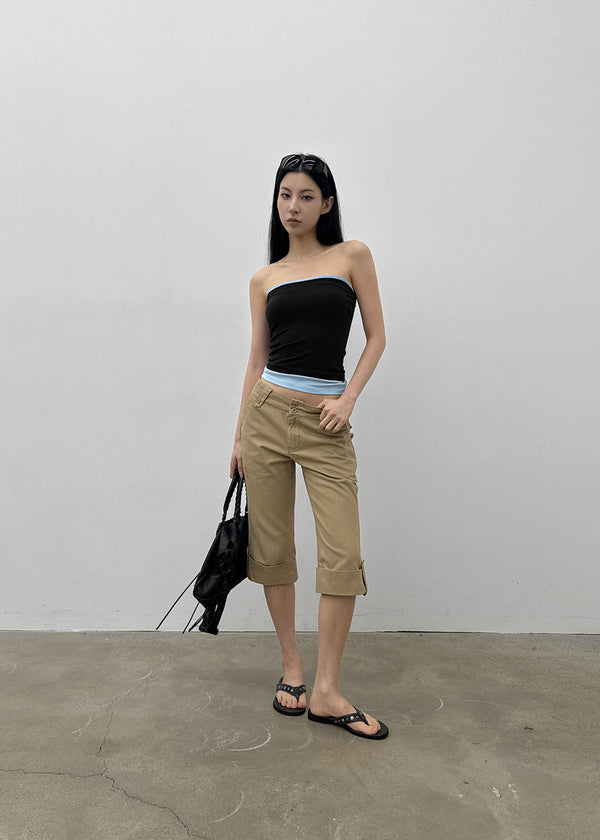 [MADE] Prico Layered Tube Top (Built-in Cap)