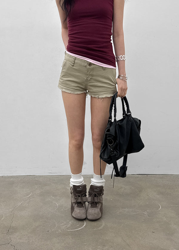 Mellow-cut Cotton Shorts