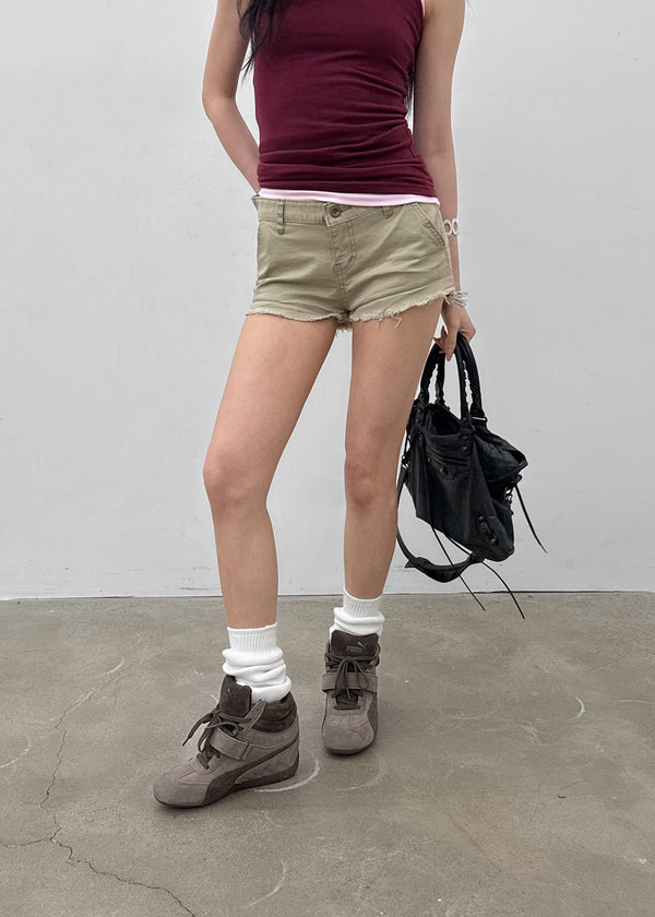 Mellow-cut Cotton Shorts