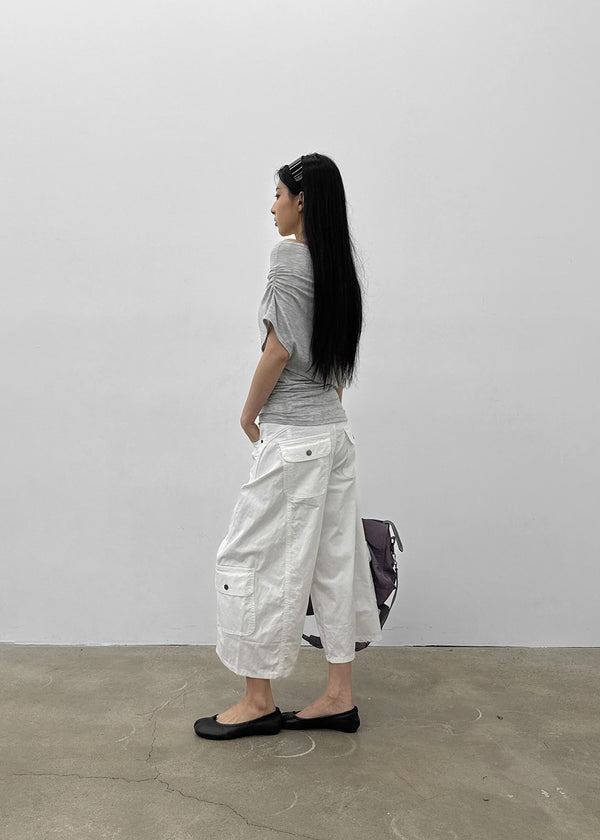 Tyowoo 3/4 Capri Cargo Pants