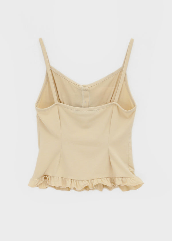 [MADE] Cocoru Frill Ribbon Sleeveless Top