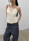 Belquin Lace Sleeveless Blouse