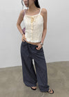 Belquin Lace Sleeveless Blouse