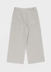 Dessun Nylon Check String Pants