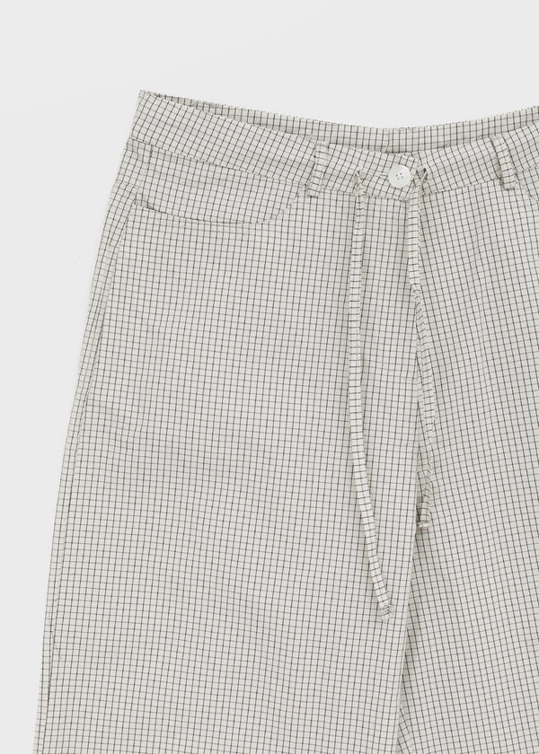 Dessun Nylon Check String Pants