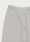 Dessun Nylon Check String Pants