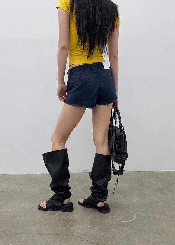Mellow-cut Cotton Shorts