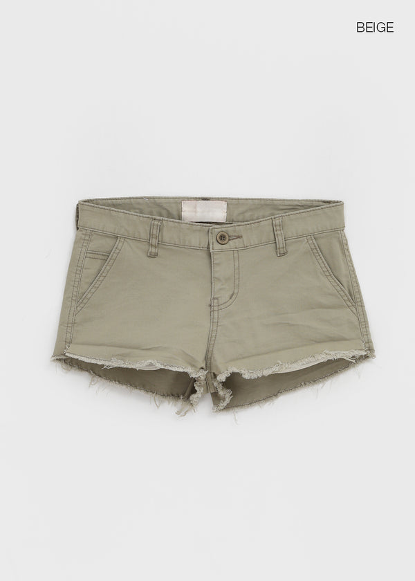 Mellow-cut Cotton Shorts