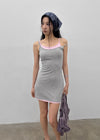 [MADE] Prico Layered Mini Dress (Built-in Cap)