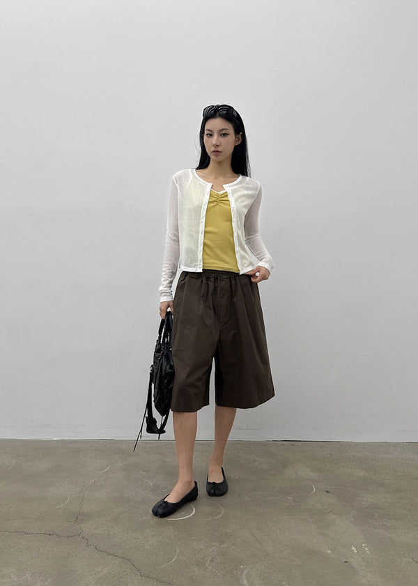 Lucien Ribbed Summer Cardigan
