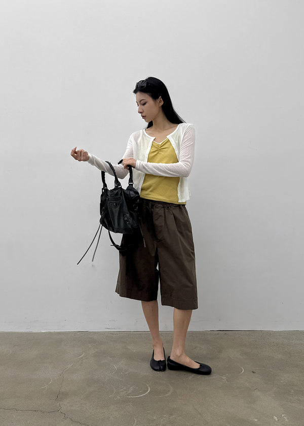 Lucien Ribbed Summer Cardigan