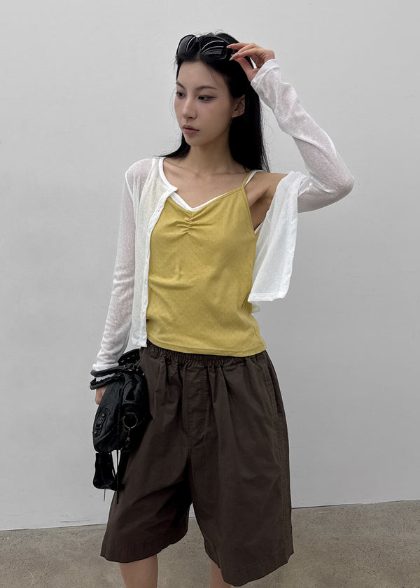 Lucien Ribbed Summer Cardigan