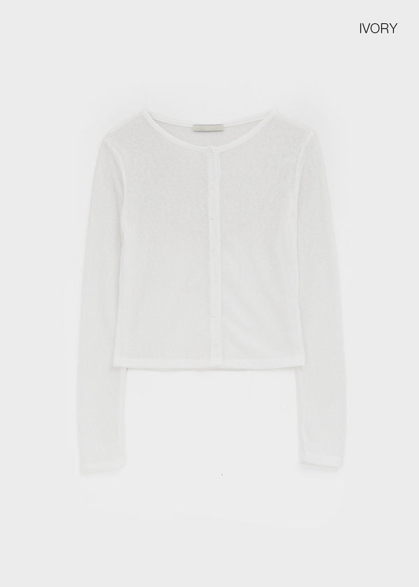 Lucien Ribbed Summer Cardigan