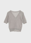 Paichi Linen Short-sleeve Cardigan