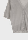Paichi Linen Short-sleeve Cardigan