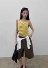 Finale Punching Shirring Sleeveless