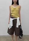 Finale Punching Shirring Sleeveless