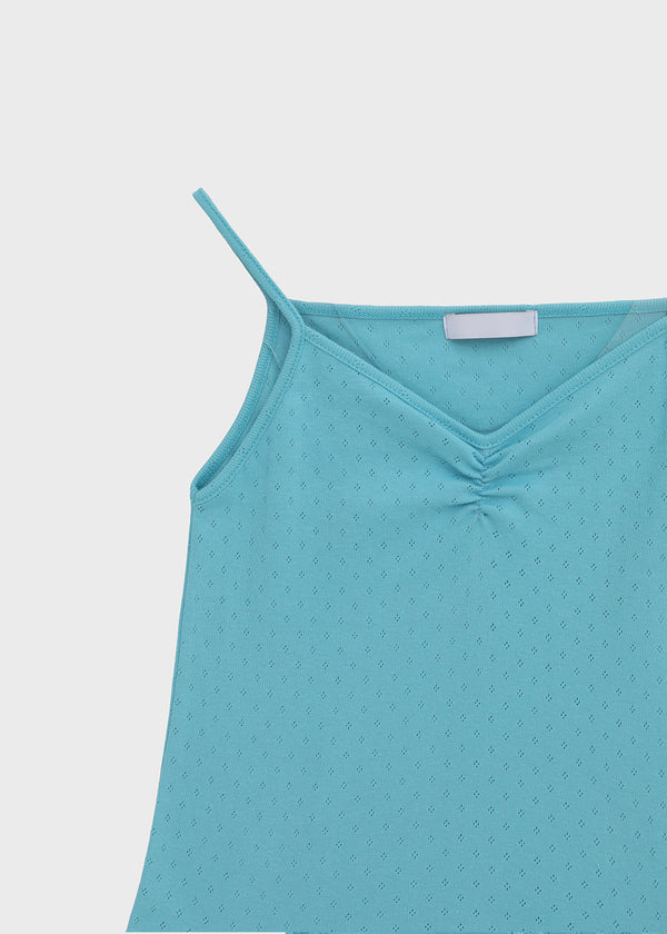 Finale Punching Shirring Sleeveless