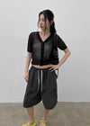 Paichi Linen Short-sleeve Cardigan