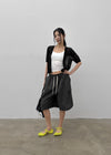 Paichi Linen Short-sleeve Cardigan