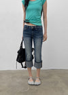 Vegener Capri Denim Pants