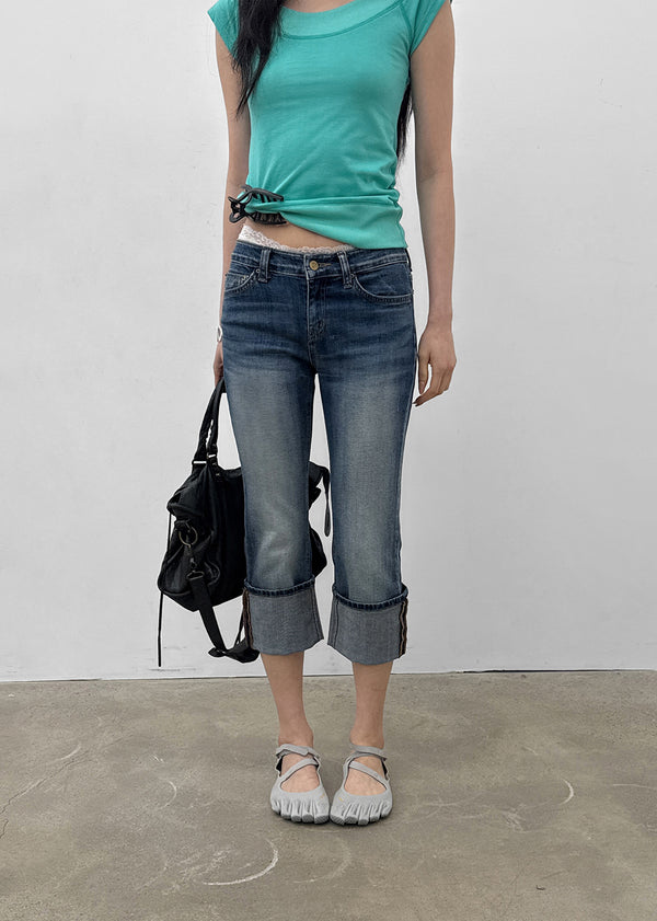 Vegener Capri Denim Pants