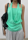 [MADE] Kumel Layered Halter Sleeveless
