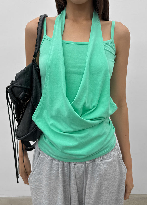 [MADE] Kumel Layered Halter Sleeveless