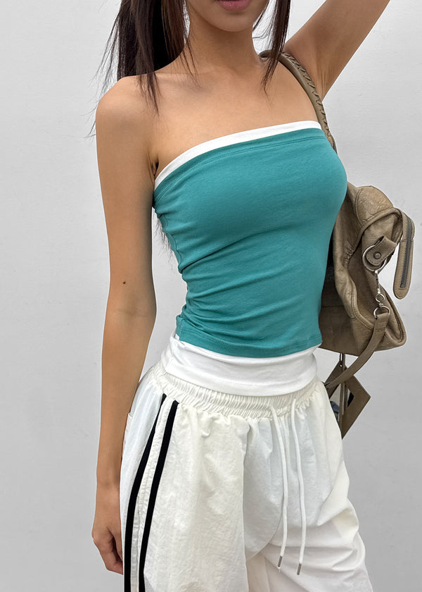 [MADE] Prico Layered Tube Top (Built-in Cap)
