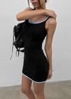 [MADE] Prico Layered Mini Dress (Built-in Cap)