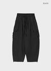 (UNISEX) Polset Wide Linen Cargo Pants