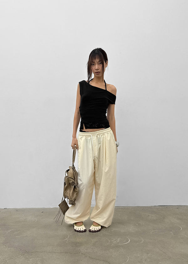 Crude Nylon String Pants