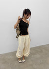 Crude Nylon String Pants