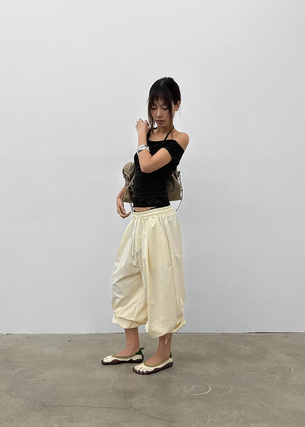 Crude Nylon String Pants