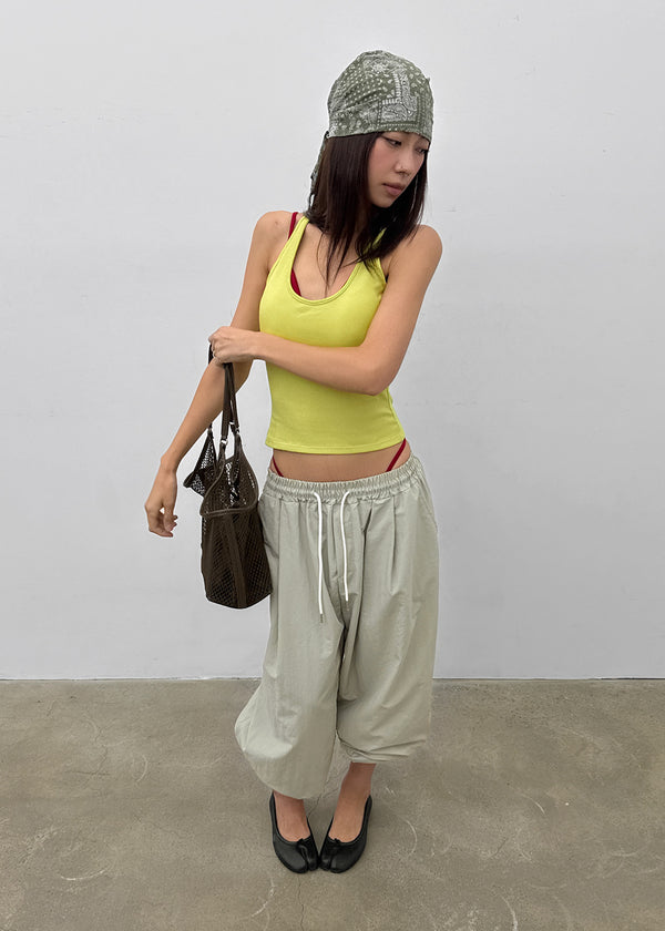 Crude Nylon String Pants