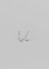 (SILVER 925) Cheddle Mini Silver Earrings